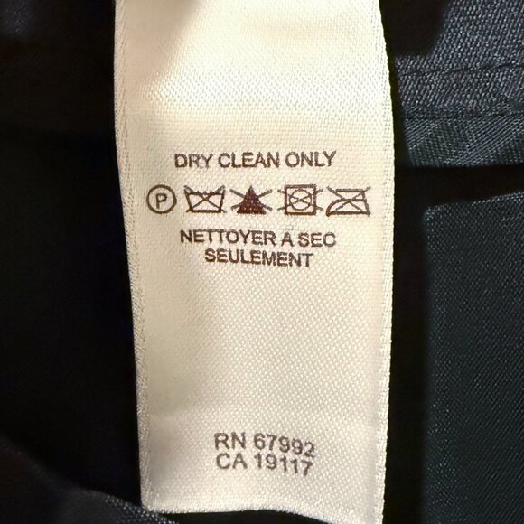 Sigrid Olsen Collection Black 100% Silk Ankle Pants Dressy Formal Minimalist 8 - Picture 6 of 12